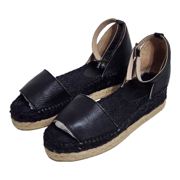 Adolfo Dominguez Black  Espadrilles - Picture 1 of 11